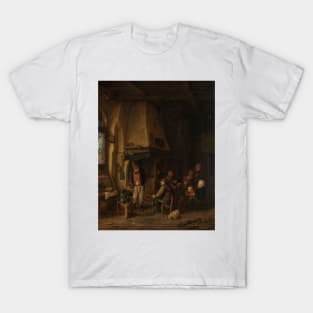 The Ice Skaters by Adriaen van Ostade T-Shirt